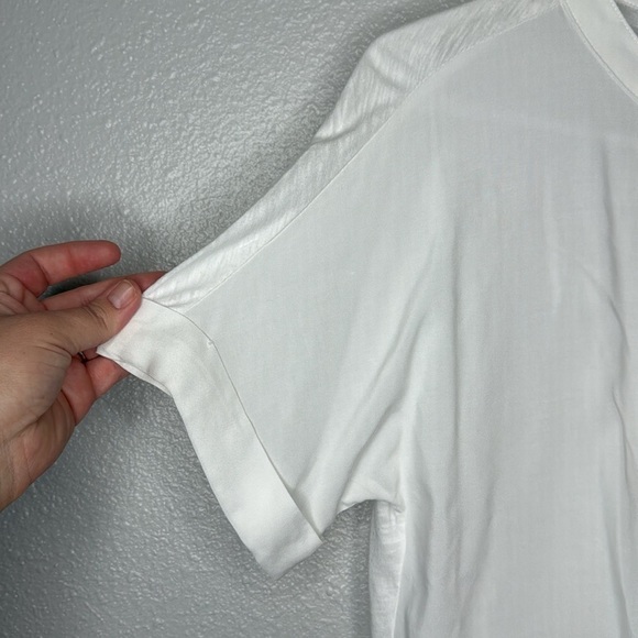 DEAR JOHN Women's Button Front White Tie Front Top Size XS - Picture 3 of 6